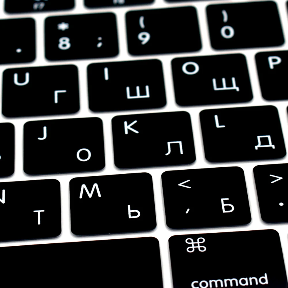 красочное покрытие клавиатуры русский для macbook pro retina display английская версия