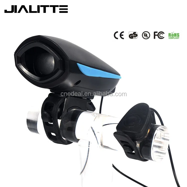 Jialitte B035 Trumpet Mountain Bike Horn 3xAAA 140 Decibels Loud Speaker electronic bicycle horn