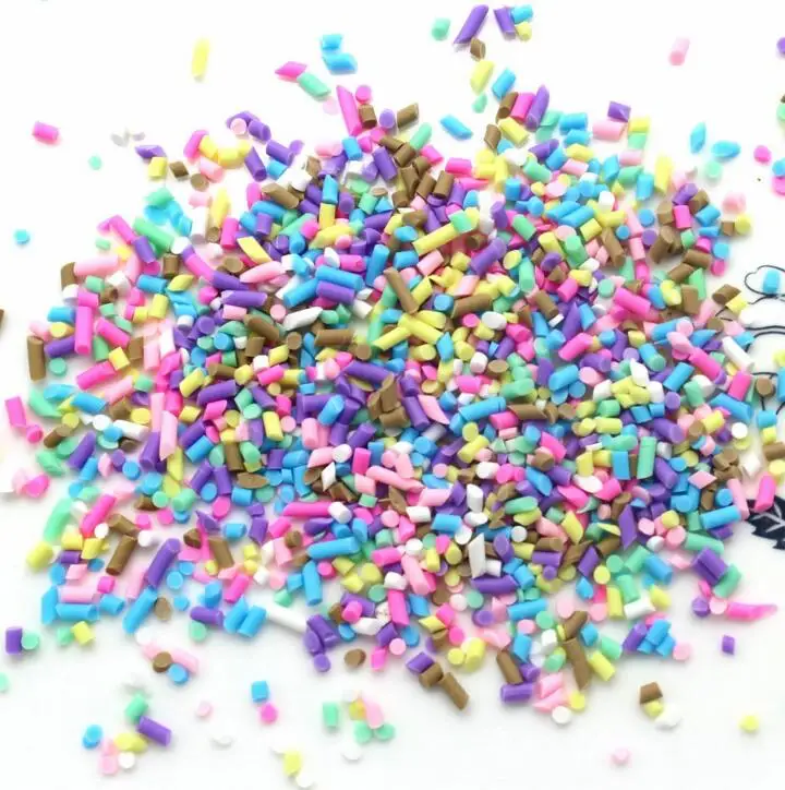 Hot Fashion Chocolate Sprinkle For Slime Making Kit Cream Polymer Clay Spinkle