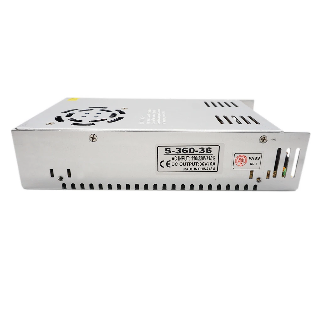 Led Switching Power Supply LED Driver SMPS 36V 10A 360W PSUs LED Transformer For Led Strips S-360-36