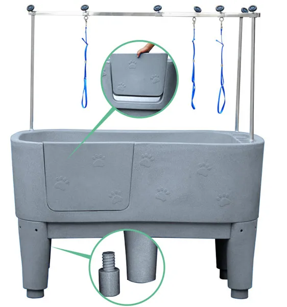 
High quality plastic pet bath tub/ pet grooming bath tub/H-111 