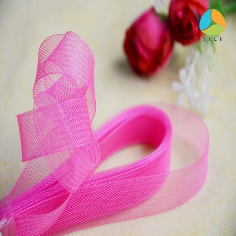 Horsehair crinoline 75mm stiff flat horsehair braid