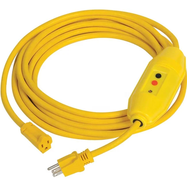 NEMA 5-15P plug to 5-15R extension cord with