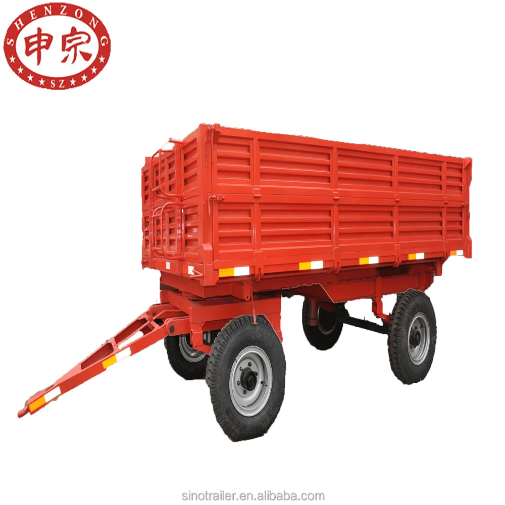 6 ton massey ferguson tractor trailers box side tipping trailer