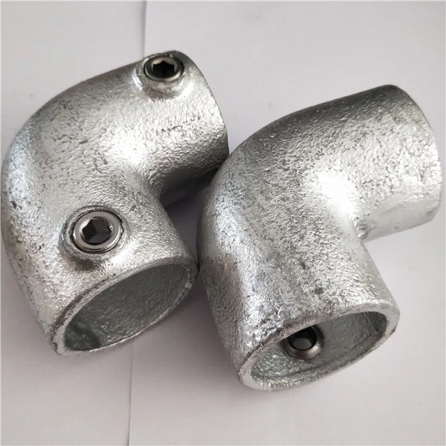 malleable iron combination socket tee and crossover key clamp pipe fittings