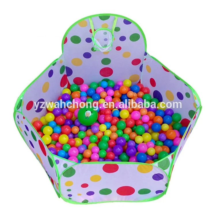 Children Basketball Hoop Pop Up Ball Pits Kids Play Tent