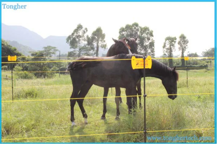 Customized electric fence security warning sign