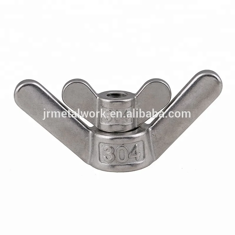 Stainless Steel SS304 SS316 Wing Nut M5 M6 M8 M10