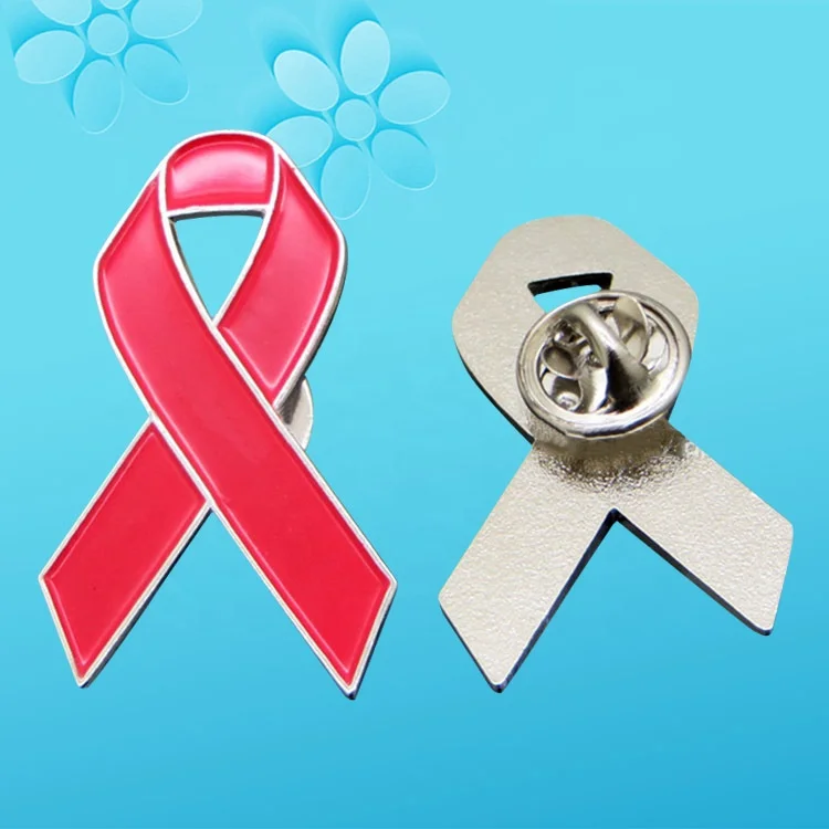 Wholesale Angel Pink Breast Cancer Awareness Ribbon Enamel Lapel Pin