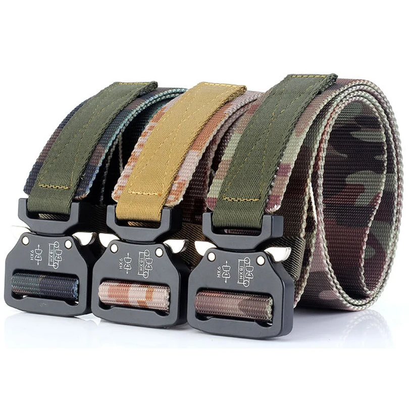 Mens Sports Belt Quick Release Outdoor Climbing Tactical Belts