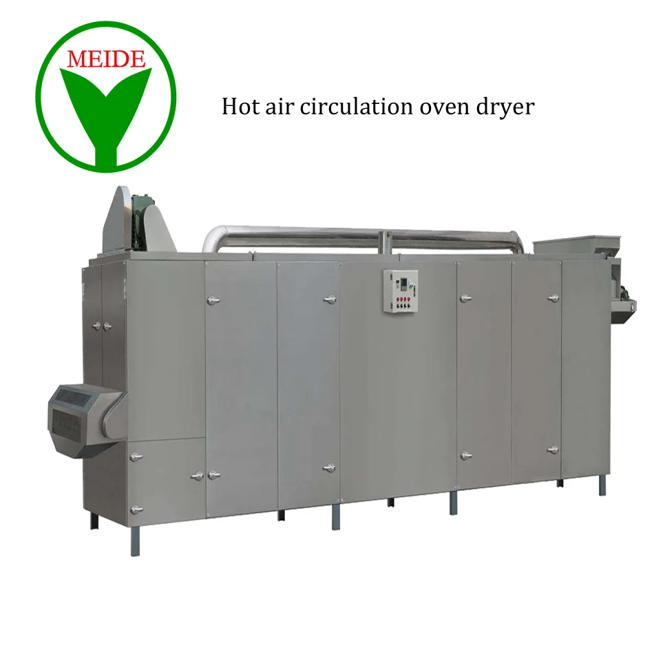 
industrial tunnel type hot air circulation multi-layers oven dryer for cereal food 