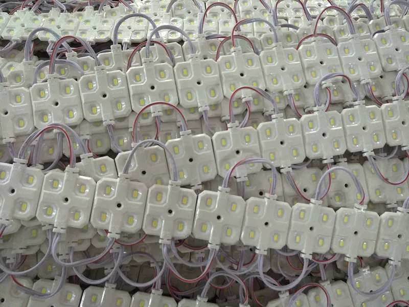 
New type led module Black shell smd 2835 4leds injection molding led module cool white COLOR for signs 