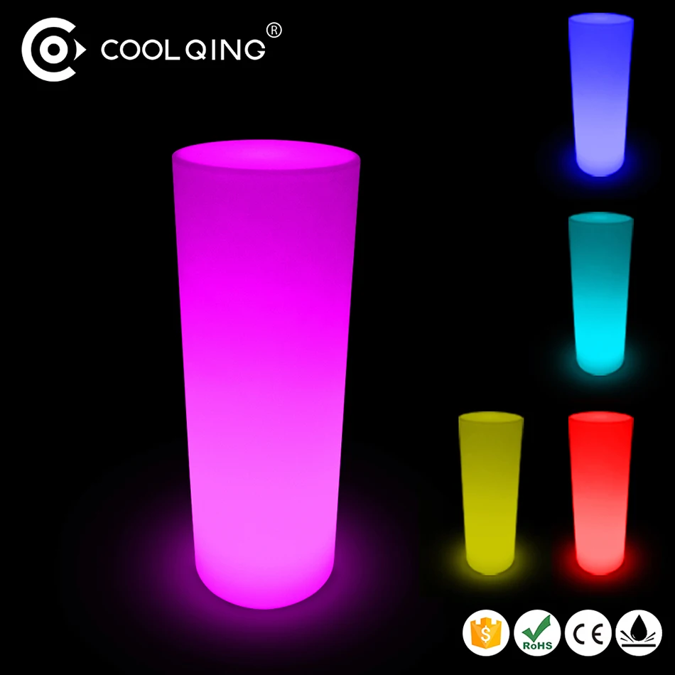 Outdoor Wedding Decoration Roman Pillar Plastic Illuminated Led Decorative Pillars with Remote Control