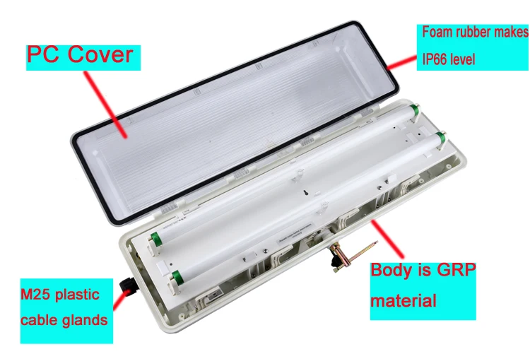ATEX & IECEx Certified Explosion Proof Fluorescent light fittings