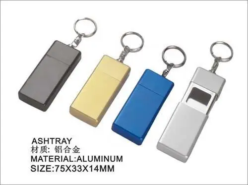 durable fancy metal portable ashtray