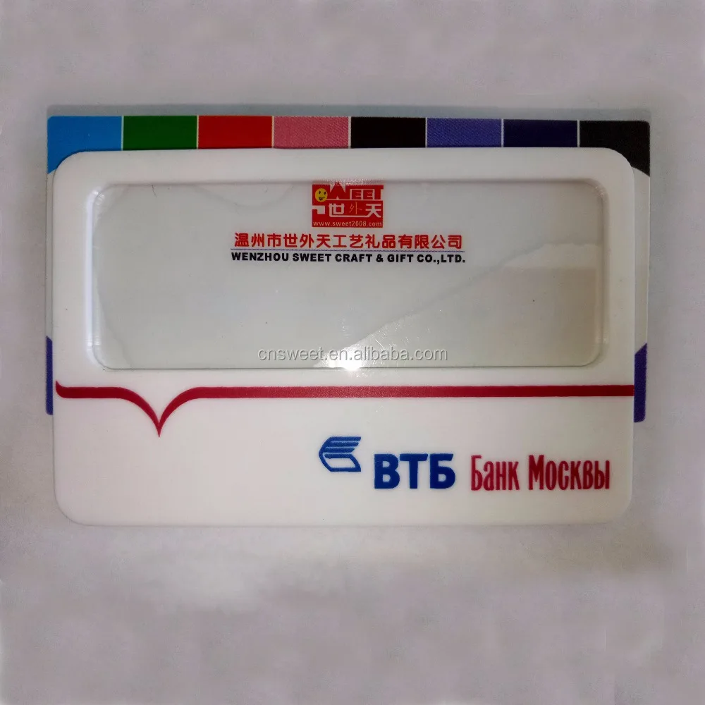 
Decorative reusable white matte acrylic plastic magnetic name badge 