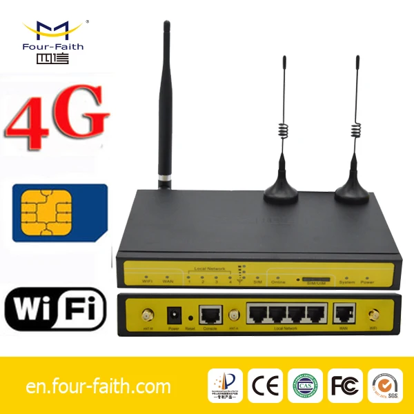M2m gsm VPN NAT 4 г маршрутизатор с sim card slot промышленных