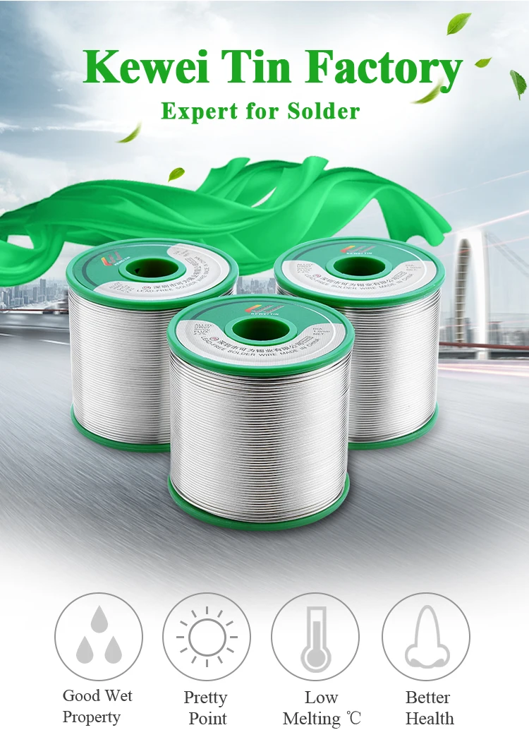 Kewei Solder Sn99.3Cu0.7 Lead Free solder wire ROHS SGS