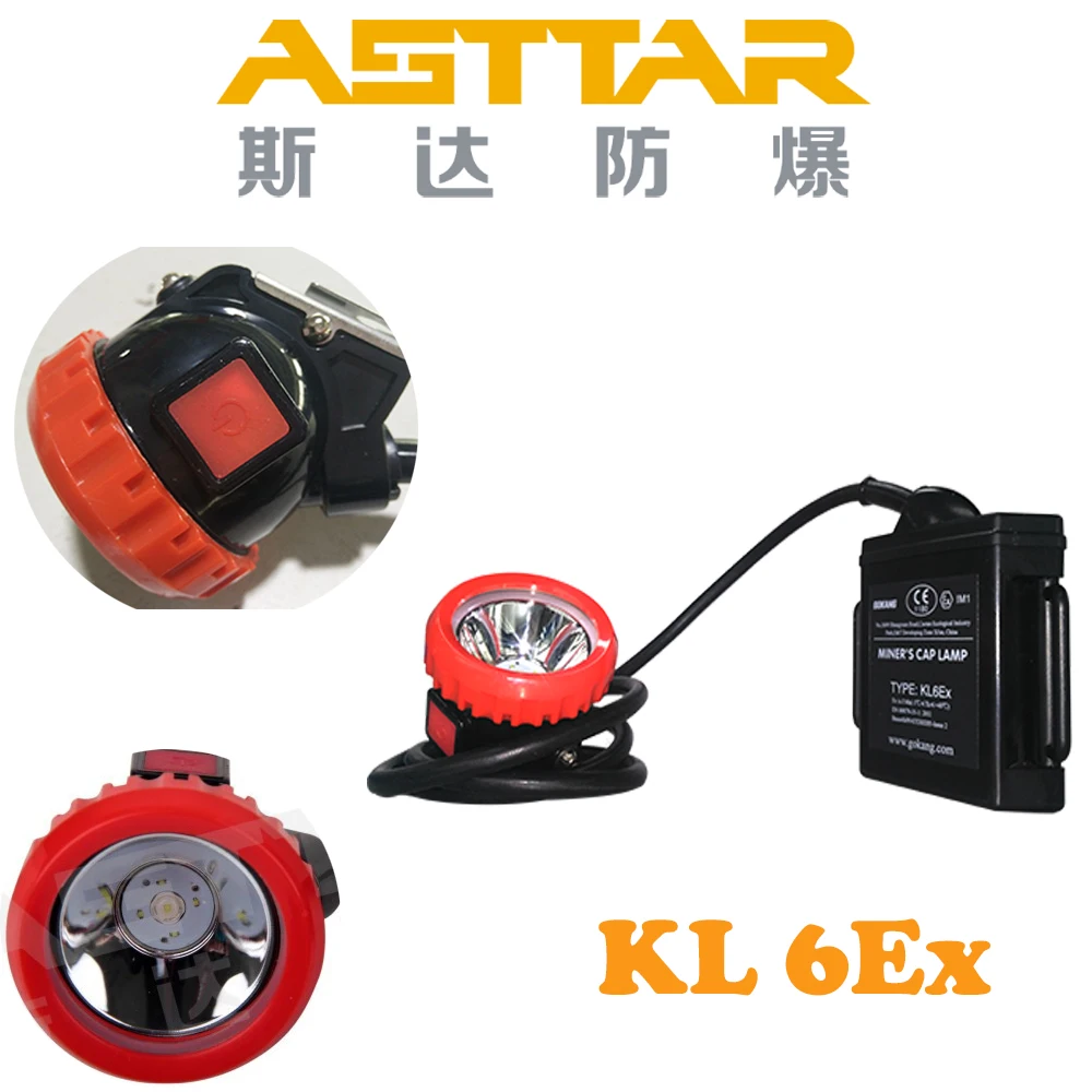 
Gokang led underground mining headlamps KL6Ex with explosion-proof and waterproof 