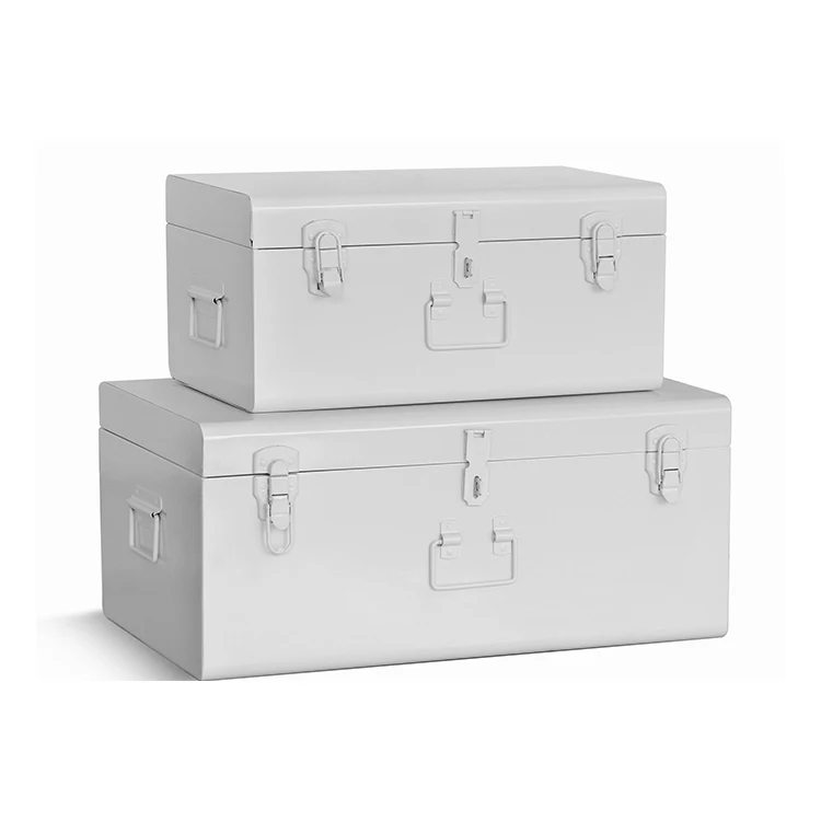 Chuzhou Jincheng Square Galvanized Sheet Decoration Storage Metal Trunk Box