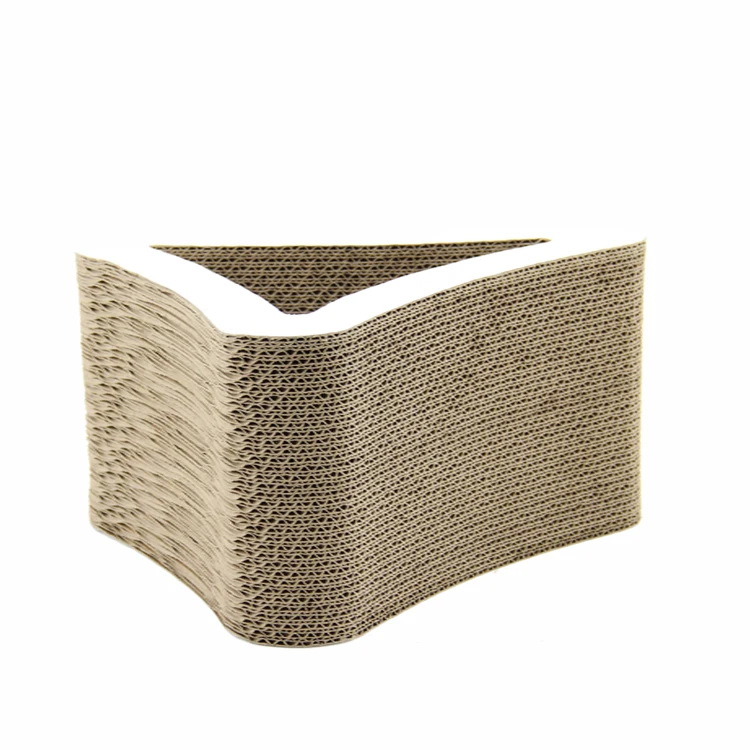 Тоннель для кошек в форме дельты треугольной формы, картонная Когтеточка для кошек