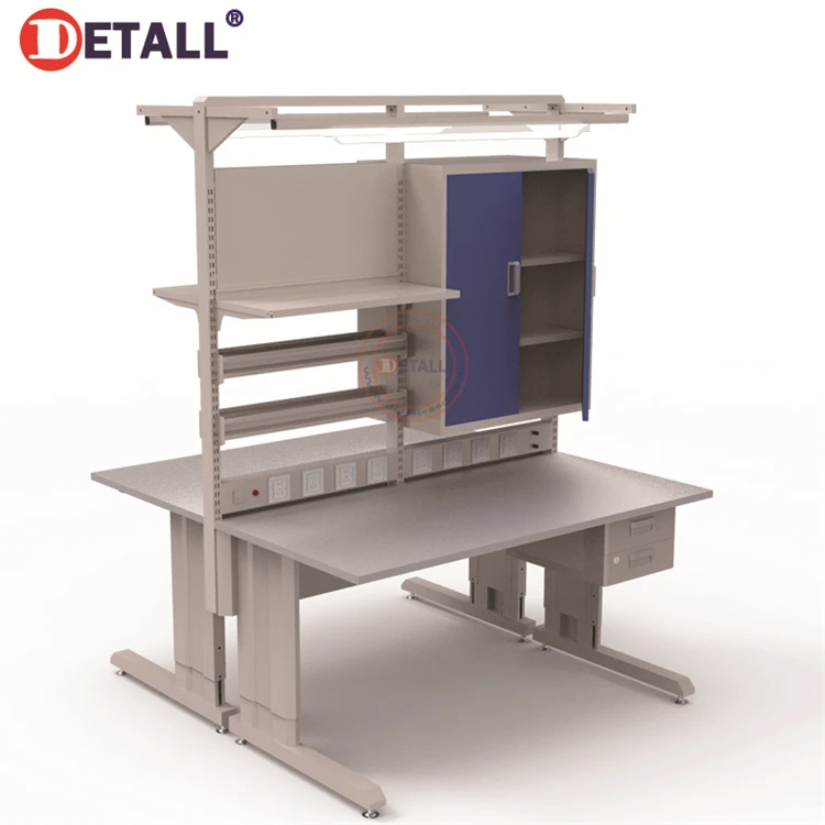 Detall Electrical ESD Adjustable Work Bench Lab Workbench Furniture