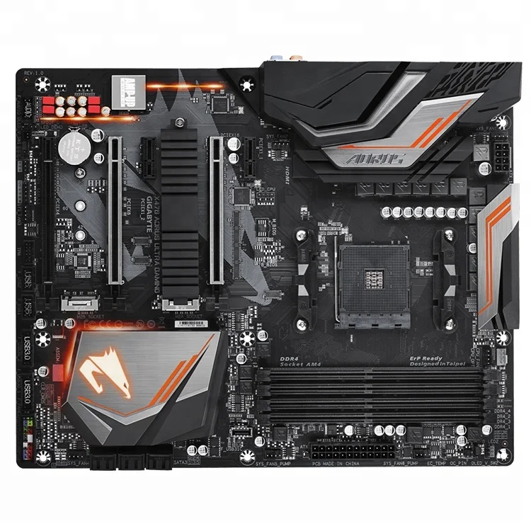 GIGABYTE X470 AORUS Ultra Gaming Used Motherboard with AMD AM4 Socket Supports AMD Ryzen 5000 series processors