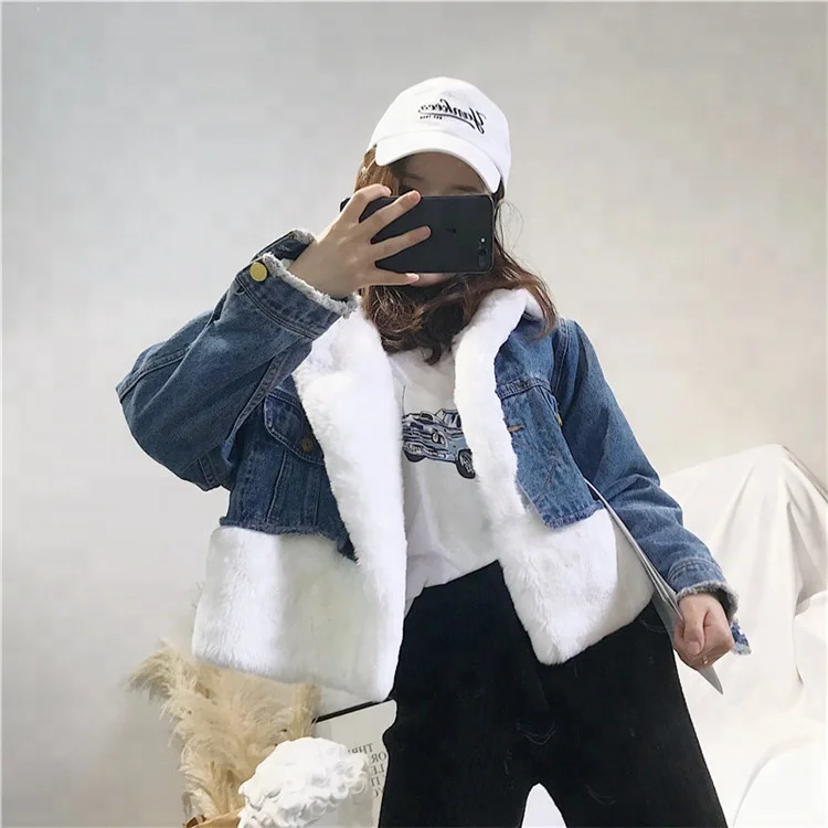 women winter casualbomber jacket  real rex rabbit fur jeans fur jacket coat fur women