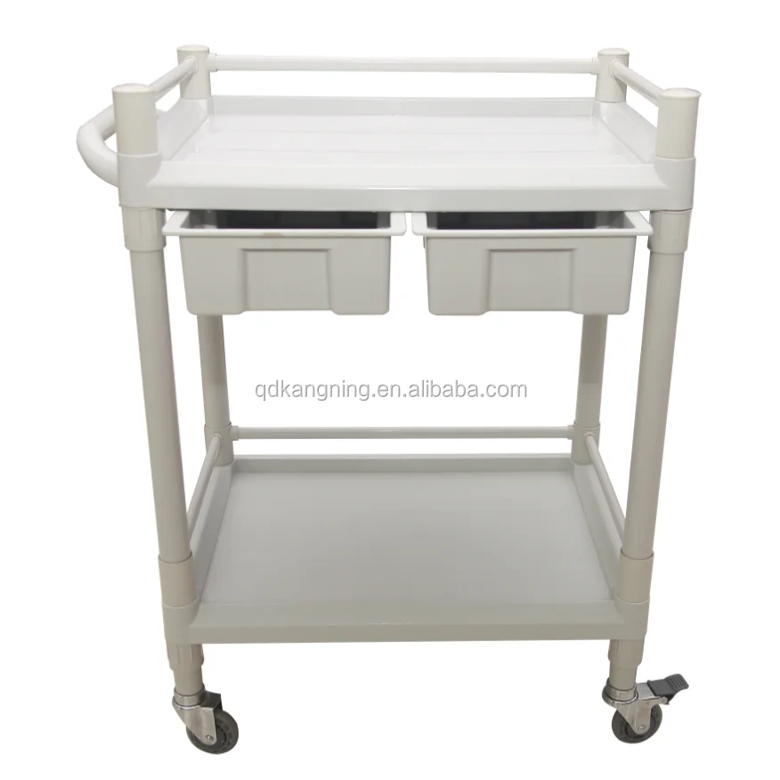 
hospital used nurse trolley drawer medical cart for sale 