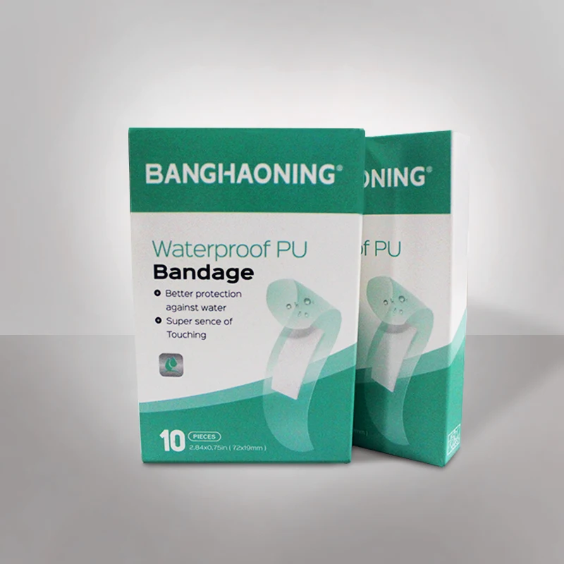 New product 72x19mm transparent PU  adhesive bandage