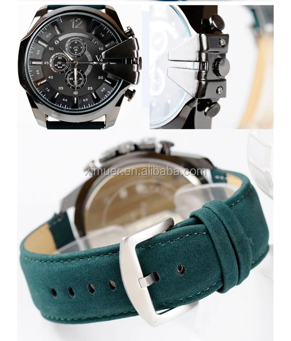 China Wholesale mens sports watch leather watch