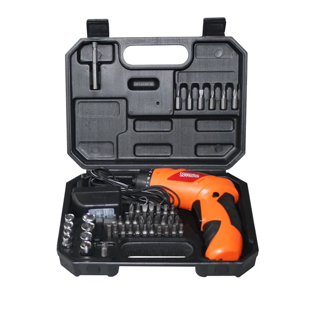 KCS616C-C46PCS Ni-Cd battery cordless screwdriver tool set with 46pcs parts