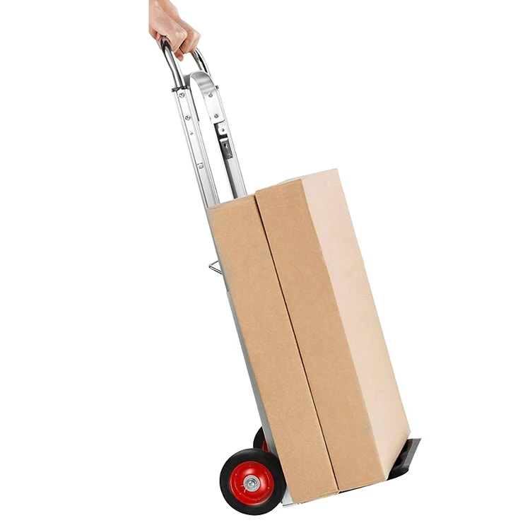 Heavy duty stainless steel materials platform structure hand trolley