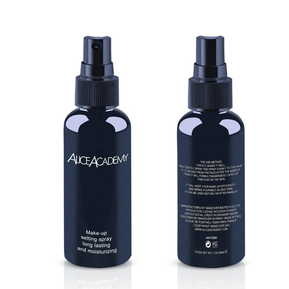 
ALICEACADEMY 25 Hours Long-lasting Fashion Setting Makeup Setting Spray Private Label For Makeup 