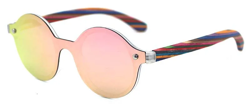 High quality dropshipping new trend product plastic pc wooden sunglasses with case