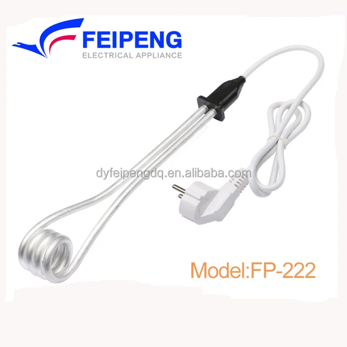 Electric immersion coffee cup warmer with rod immersion water heater