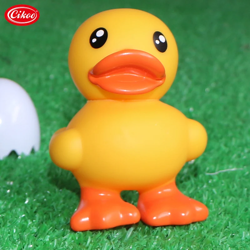 
Rubber Yellow Duck OEM Custom Vinyl Toys Cartoon Mini PVC Miniature Figures Bath Toy 