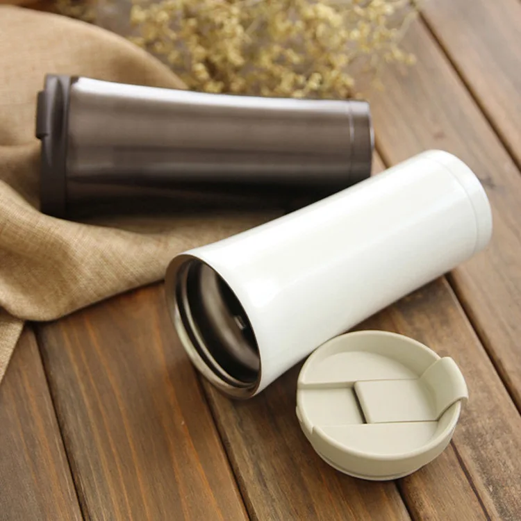 Amazon hot sale 500ml double wall vacuum insulated stainless steel coffee mug travel thermos with leakproof lid