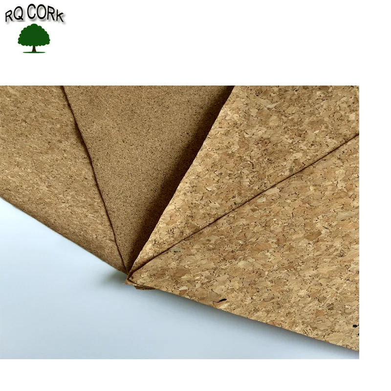 RQ CORK Low Price PU Leather Cork Fabric Cork Granule Stock
