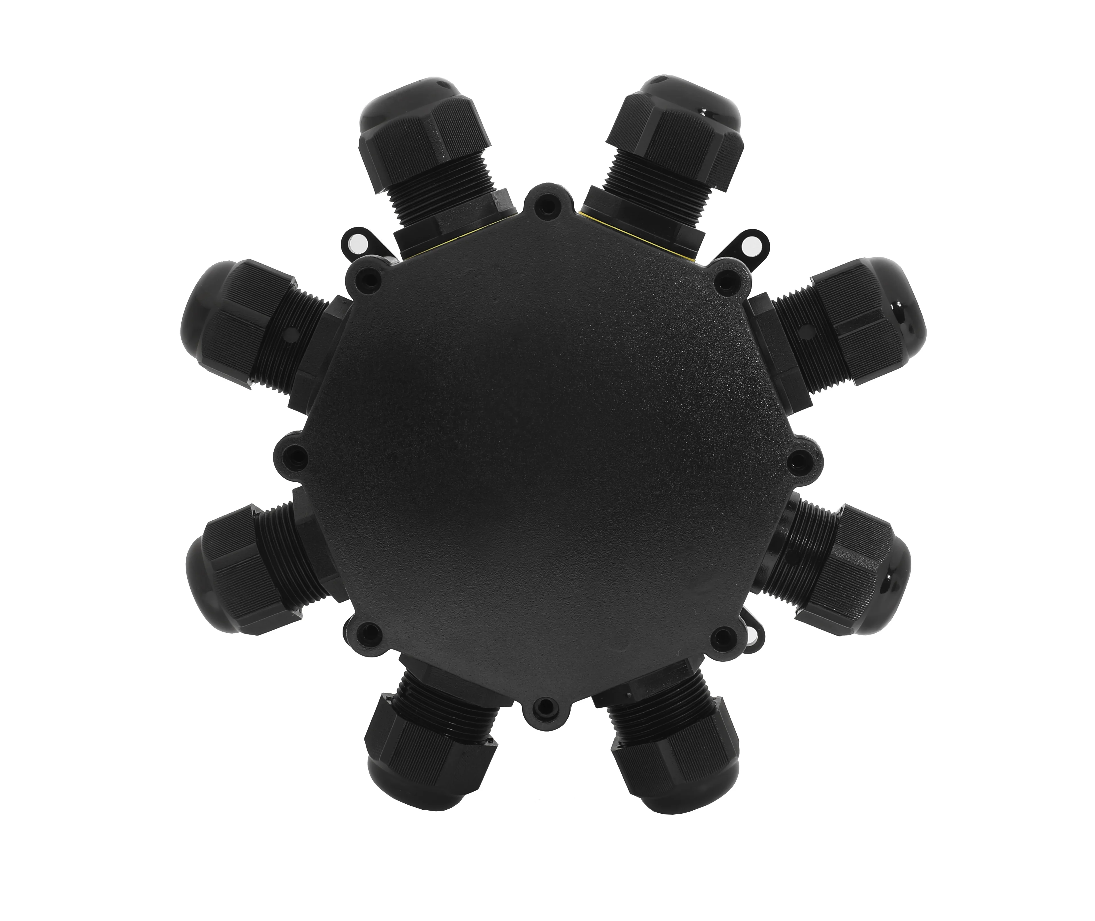 24A 450VAC 2-8 cable glands plastic waterproof terminal  junction box ip68