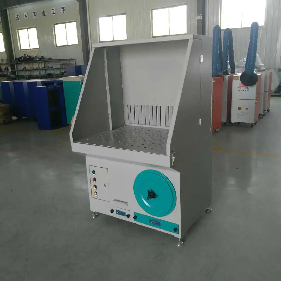 
Dust collector downdraft table with PTFE filter cartridge 