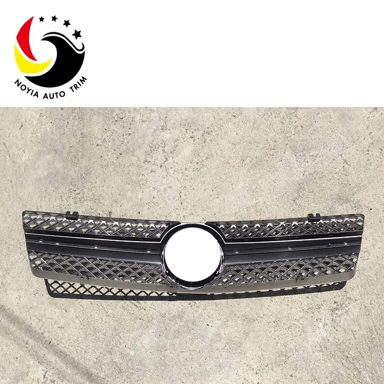 Front grille for Mercedes Benz W129 Black/Silver AMG style 1 Fin grill for w129 SL CLASS  1990-2002