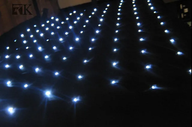 Wedding backdrop event led curtain flexible mobile star curtains