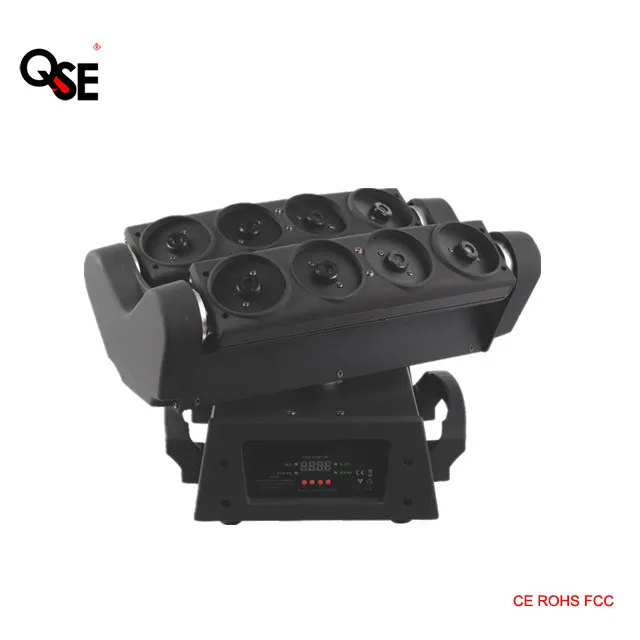 80mW@532nm Green Spider laser disco moving head light RGB spider