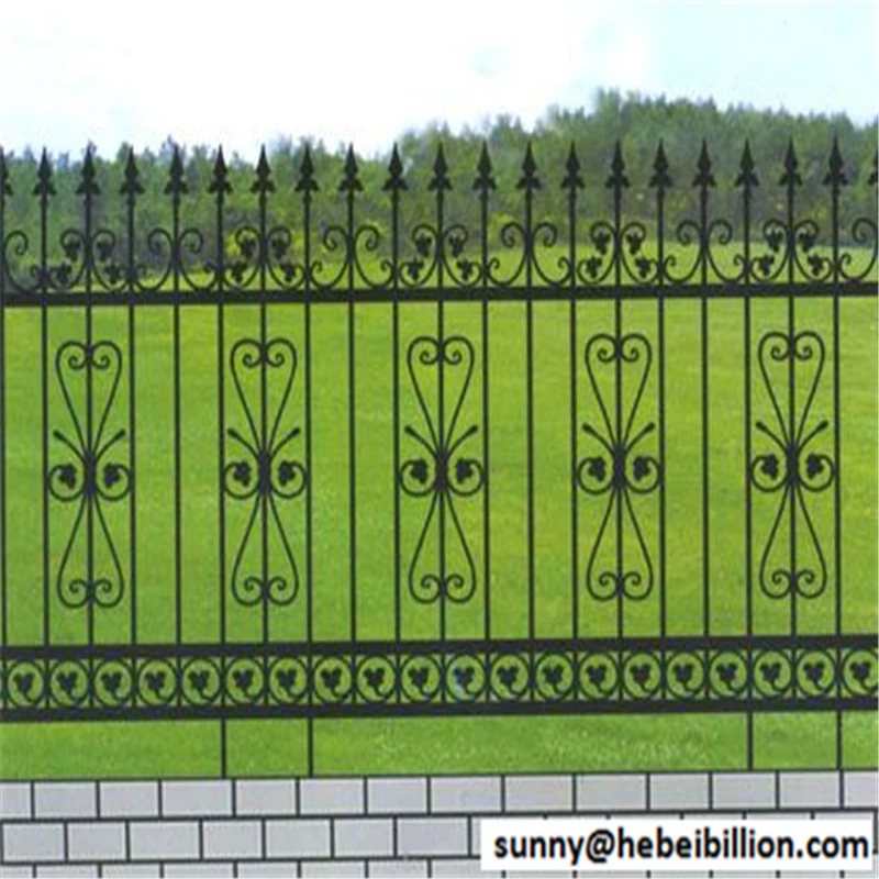 Decorative iron fence iron gate fence railings staircase part