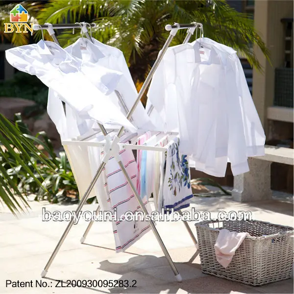 подкоёно byn сделай сам одежда сушилка новый стиль сушки вешалки складной из нержавеющей стали балкон сушильный стойки