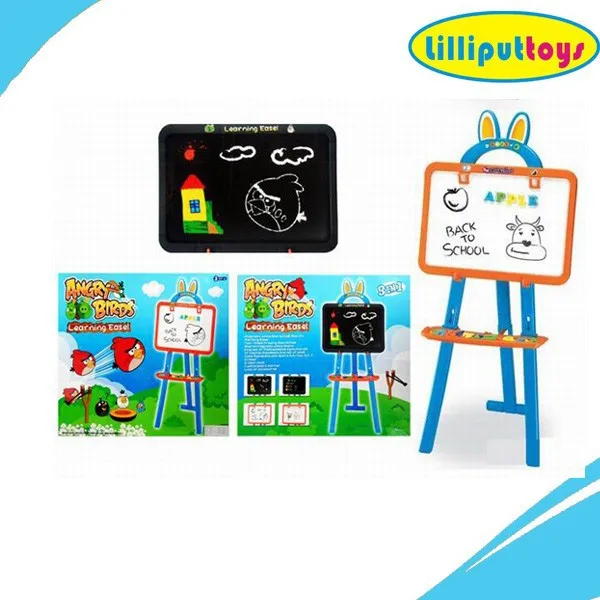 
Детская Двусторонняя доска для рисования, пластиковый мольберт с английскими и арабскими буквами или английскими и русскими буквами 