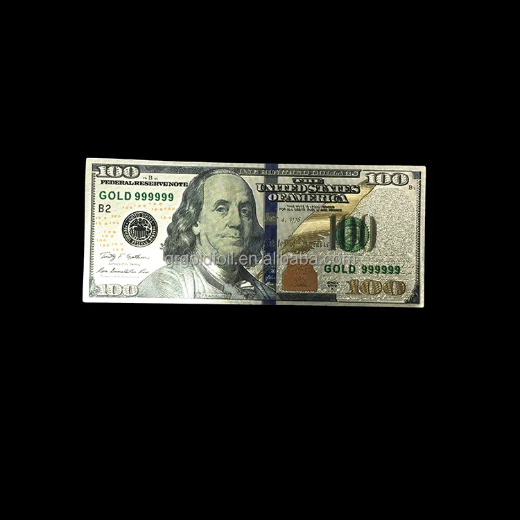 The Best and cheapest wholesale 100 dollar bill silver banknote