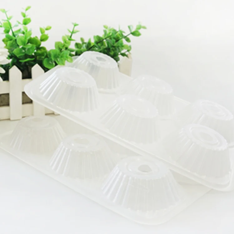blister 6 pcs PP Various packaging /clear plastic disposable frozen food dumpling  tray