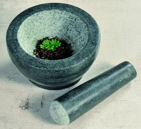 6inch/16cm stone mortar and pestle spice tool  medical crusher granite mortar bowl